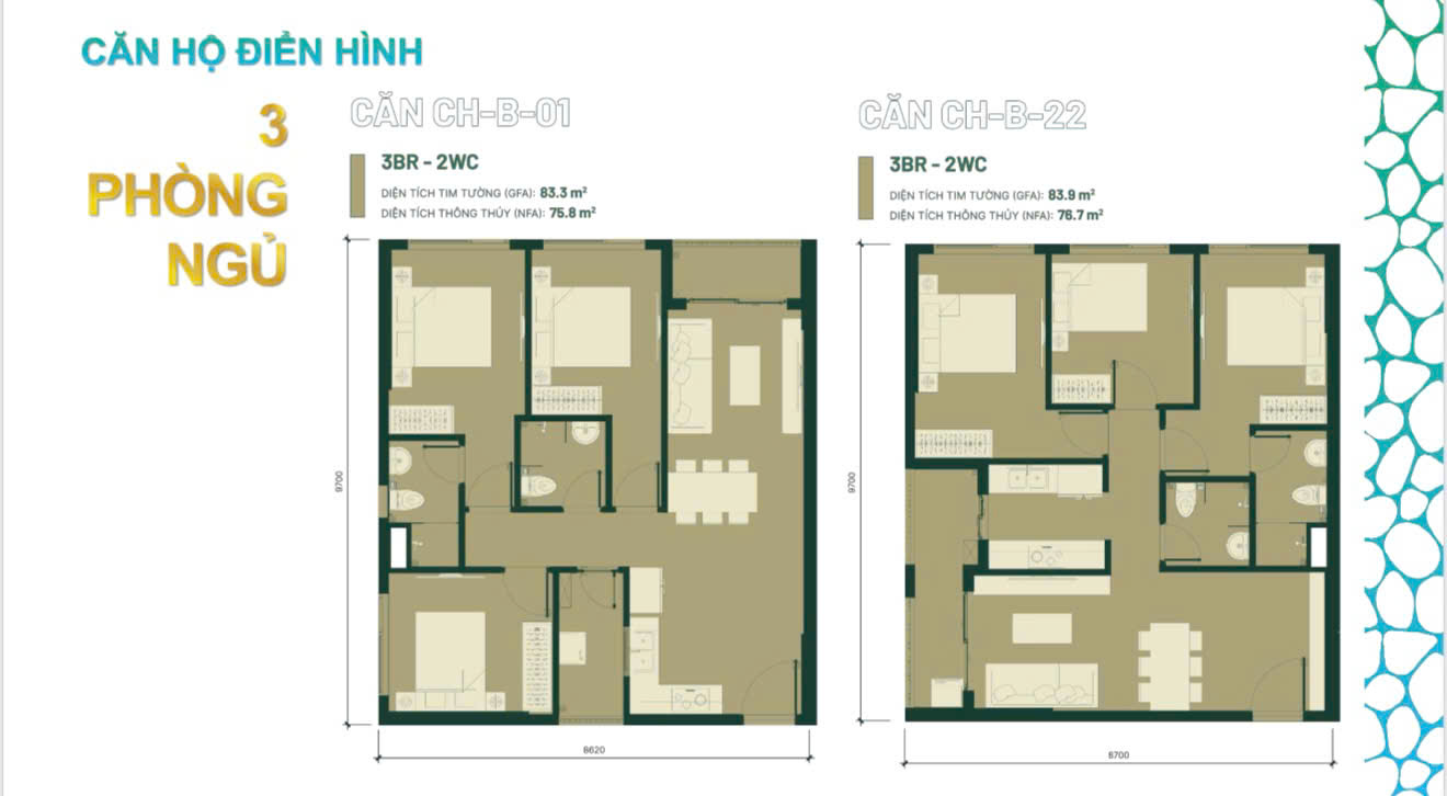 Căn hộ mẫu dự án Happy One Mori